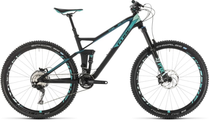   <a href="https://luna.r.lafamo.com/ts/i5533923/tsc?amc=con.blbn.497955.507800.14129791&smc=BIKE&rmd=3&trg=https%3A%2F%2Fwww.fahrrad-xxl.de%2Fcube-sting-ws-140-hpc-race-p00058191m001" target="_blank" rel="noopener noreferrer nofollow">Cube Sting WS 140 HPC Race 27.5</a> *: The all-mountain bike for women is available in three frame sizes (13.5, 16, 18 inches) and costs 2500 euros. It comes with a Shimano XT/SLX mix with 2x11 gears, Fox suspension and a Cube vario support. The carbon main frame with aluminium rear triangle weighs 12.9 kg on this model.