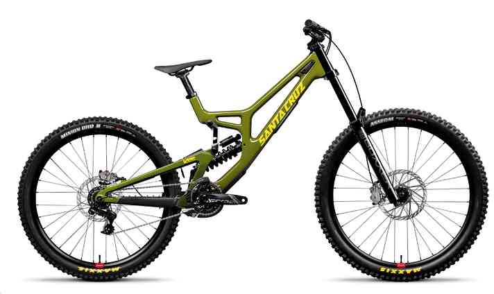Santa Cruz V 10: Suspension travel: 200/208 mm, 18.2 kg, Mullet or All-29.