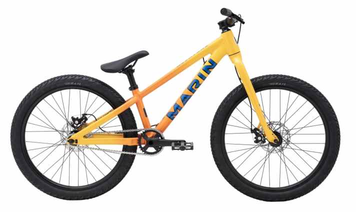With the Marin Alcatraz 24, children can follow in the dirt jump footsteps of their role models.