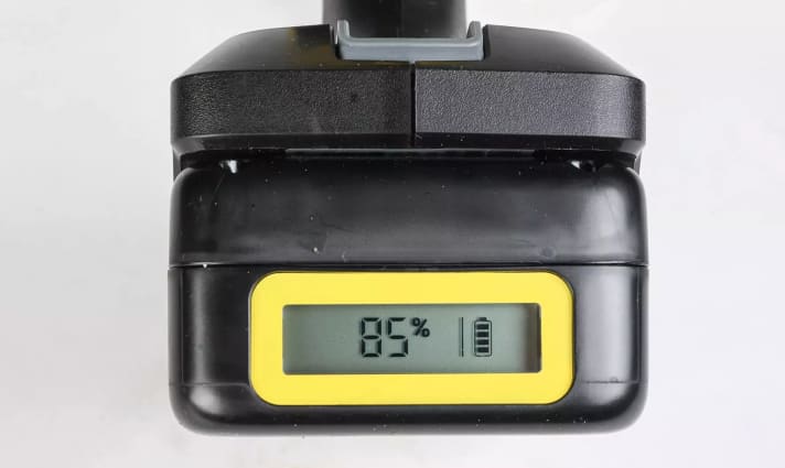 Kärcher KHB 6: reliable battery indicator