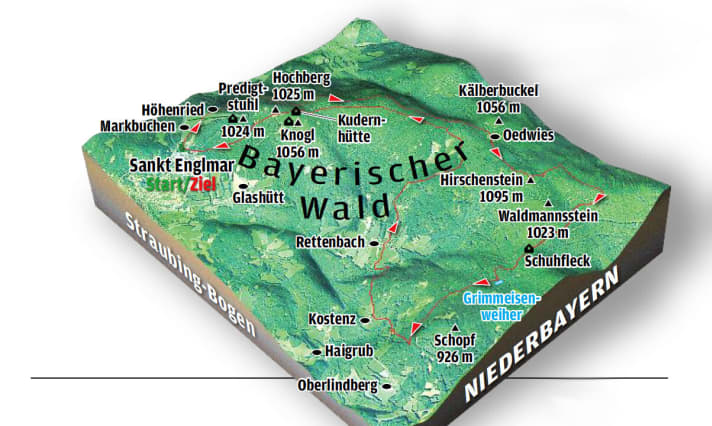   The Mühlgraben Supertrail in the Bavarian Forest