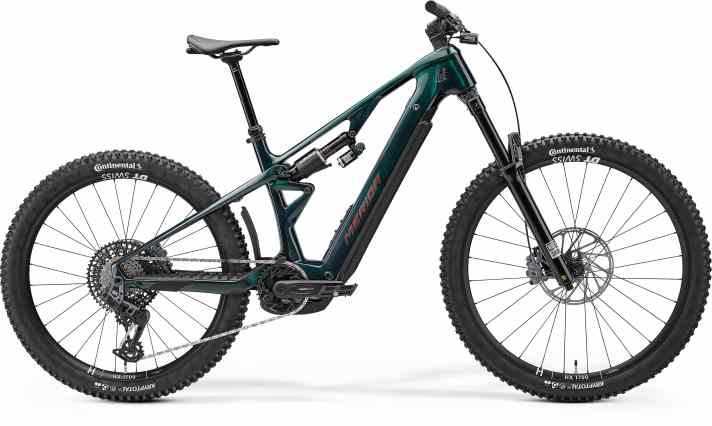 Lithos 8000: Bosch CX-R, SRAM GX Eagle AXS drivetrain, RockShox Zeb Ultimate eMTB. Price: 8,899 euros.
