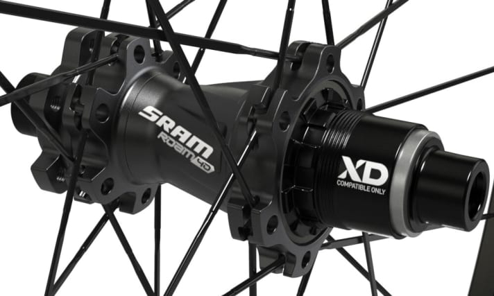   The freewheel: optionally for ten- or eleven-speed cassette.