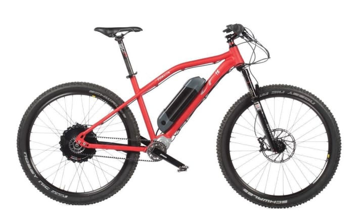   The Flitzbike CR 18 in the test.