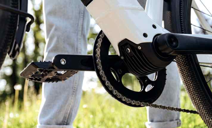 Von außen ist der kleine Fazua-Antrieb kaum noch als solcher zu sehen.