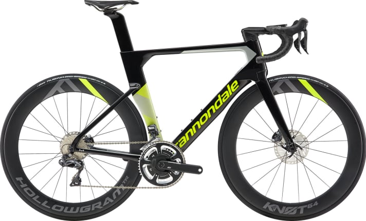 With 203 watts, the <a href="https://luna.r.lafamo.com/ts/i5533923/tsc?amc=con.blbn.497955.507800.14129791&smc=TOUR&rmd=3&trg=https%3A%2F%2Fwww.fahrrad-xxl.de%2Fserie%2Fcannondale-systemsix%2F%3Fsearchrequest%3DCannondale%2BSystemSix" target="_blank" rel="noopener noreferrer nofollow">Cannondale SystemSix</a>* is the fastest production road bike ever measured in the TOUR wind tunnel.