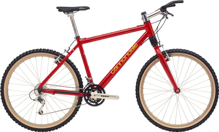   Original 1: Cannondale F2000 race hardtail with Headshok suspension fork.