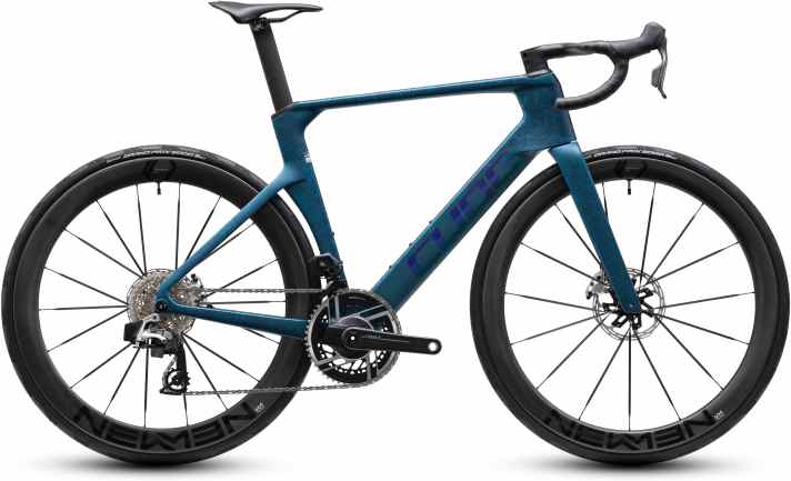 Cube Litening AERO C:68X SLX in the colour ‘oceanfibre’n’prizm’