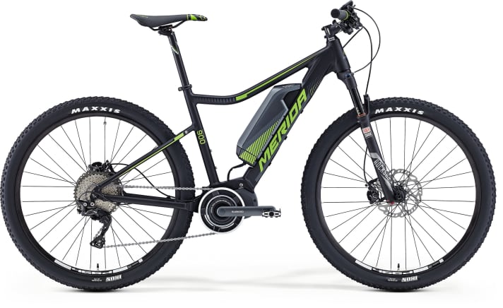   The Merida Big Seven eLite in the € 3249 top configuration with Shimano XT 1x11, XT brakes and Rock Shox Reba.