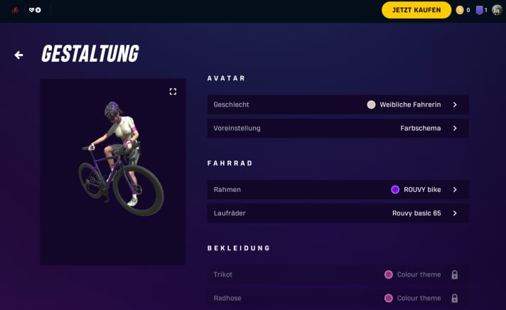Bien sûr, la première chose que je fais est de configurer mon avatar.