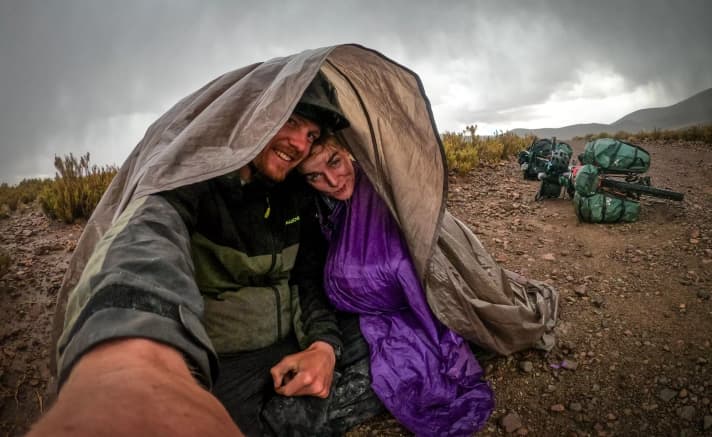 Draußen zuhause: Alina und Ferry waren 210 Tage unterwegs.