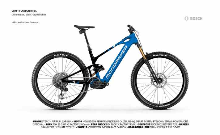 Ouch! The Spaniards are asking a whole €12999 for their top model. According to the manufacturer, the bike weighs less than 21 kilos.