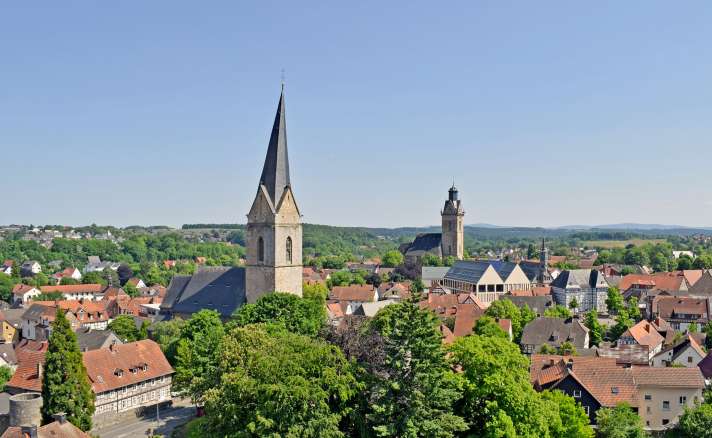 Korbach church view