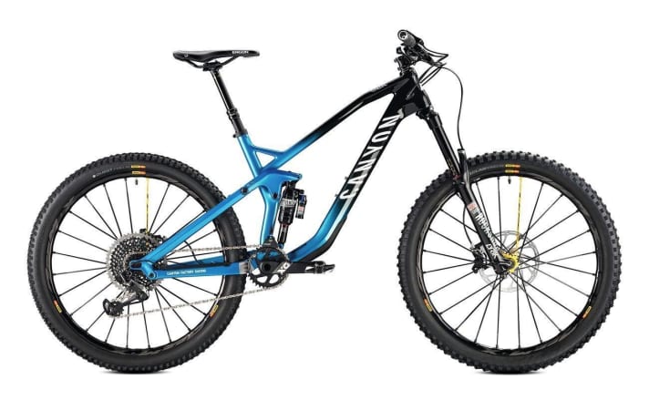   Canyon: The predecessor still rolled on 27.5-inch wheels, but already had a Shapeshifter.