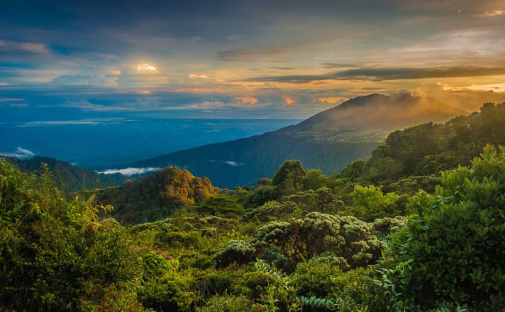   Das Ziel der zweiten Etappe liegt in der Vulkangegend von Cartago.