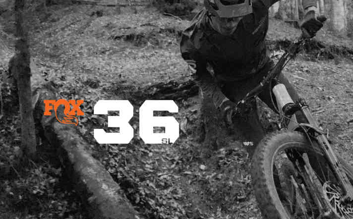 What will it be? Suspension travel: 120, 130 or 140 millimetres. Everything on offer with the Fox 36 SL.
