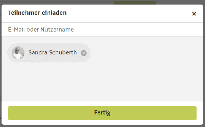 Invite Sandra on a tour together.