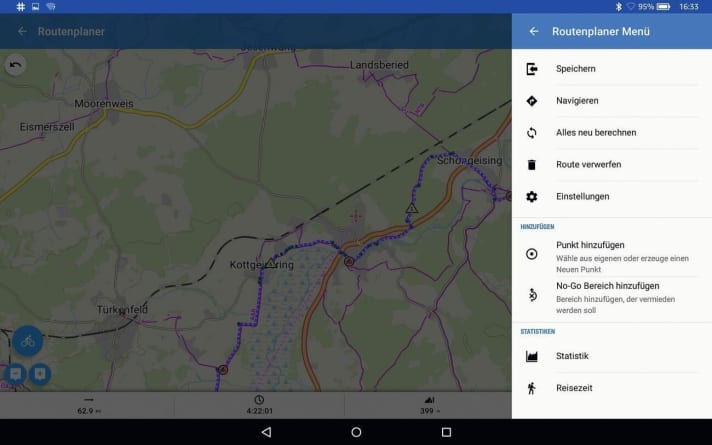   Locus Map Navigation