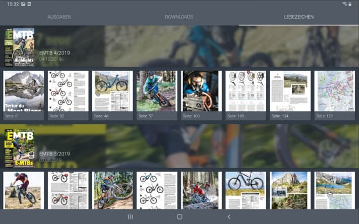   To find texts, products and stories again: Set bookmarks are one, the full-text search across all issues delivers hits in every case.