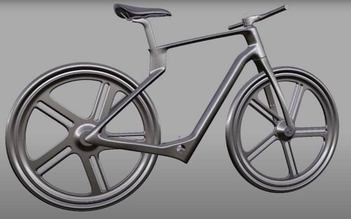   Superstrata promises a frame weight of around 1300 grams for its 3D-printed carbon frame without a seat tube. The frameset with customised geometry, fork and handlebars costs just 1267 euros as an "Early Bird" offer on Indiegogo.