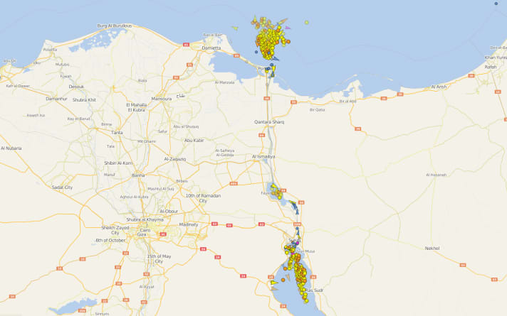   Etwa 400 Schiffe stauten sich an beiden Seiten des blockierten Suezkanals. Darunter befinden sich auch eine Menge Container mit Rahmen, Komponenten und Fahrradteilen, die Bike-Hersteller in Europa sehnlichst erwarten.