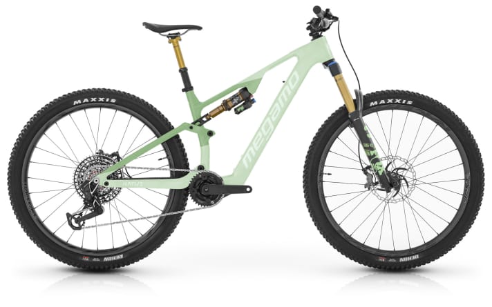 Das Native von Megamo ist mit TQs HPR 50 ein besonders leichtes und schlankes E-Bike.