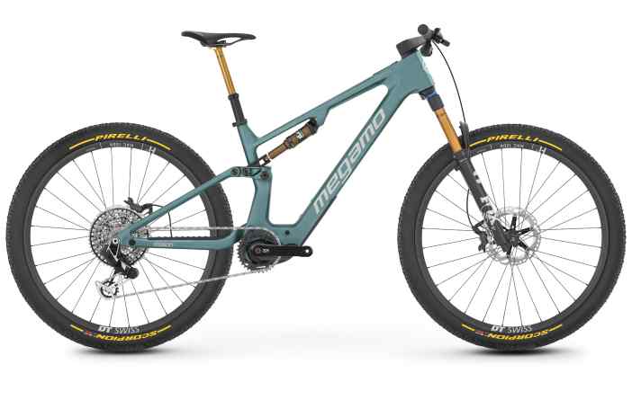 The Megamo Reason Air is fully trimmed for light weight. Less suspension travel and significantly lighter equipment.