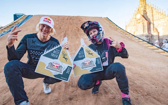 Red Bull Distrct Ride 2022 - Best-Trick-Sieger: Männer: Emil Johansson, Frauen: Gemma Corbera