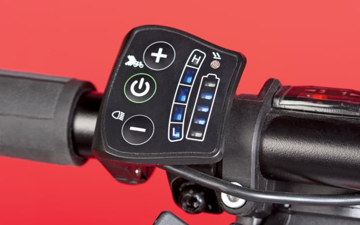 Zündapp Green 4.0: Control centre - Simple but sufficient, with little but all the important information and intuitive operation