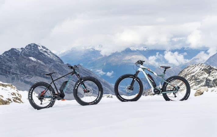Fatbikes: Mondraker E-Panzer R (links) vs. Haibike XDuro FatSix