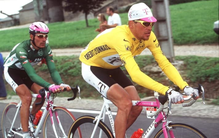Jan Ullrich & Erik Zabel at the Tour de France 1997