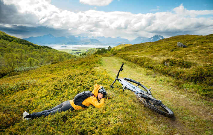 Tundra moss is treacherous: sometimes soft to lie on, sometimes so waterlogged that you get your feet wet up to your ankles when you step on it.