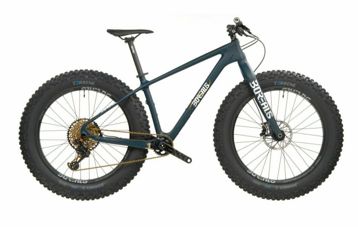For weight fetishists and racers: The <a href="https://www.fatbike.com/store/CRESTONE-EAGLE-12-speed-p124041936" target="_blank" rel="noopener noreferrer nofollow">Borealis Crestone</a> is said to weigh a sensational 10.0 kilos in top configuration with four-inch tyres. The Americans are asking around 4000 euros for the bike. The configurator makes it easy to put together your dream bike. You can find more <a href="http://www.fatbike.com/bikes1" target="_blank" rel="noopener noreferrer nofollow">fat bikes from Borealis here</a>.
