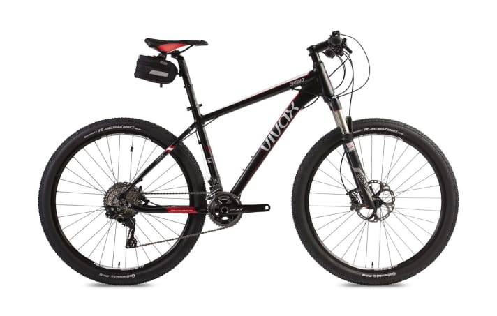   The Optimo is a lightweight hardtail with 27.5-inch wheels. It costs 4998 euros with a large battery pack.