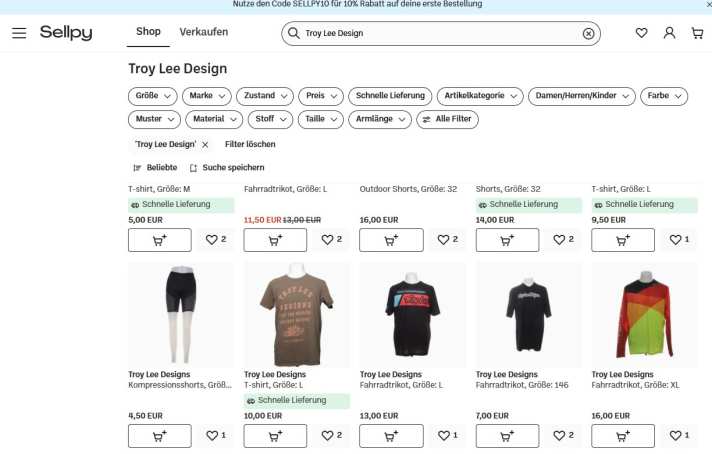 Alerte aux bonnes affaires chez Sellpy. Les vendeurs ont un effort minimal, mais doivent renoncer à de l'argent en contrepartie.