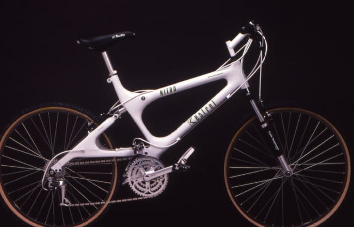   In 1988, Keith Bontrager presented the MTB community with the first fully, the Kestrel Nitro.