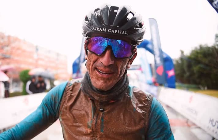   Olympia Bronzemedaillen-Gewinner Sergio Coloma war auf der dritten Etappe Ehrengast.