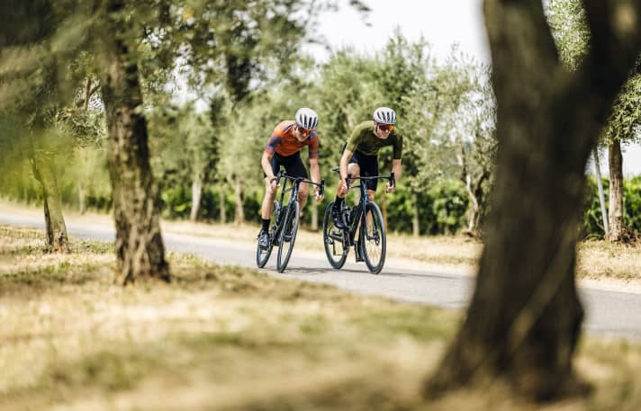 Endlich ein Radkumpel im Sprint besiegen? Wer anfängt, sich Ziele zu setzen, beginnt zu trainieren
