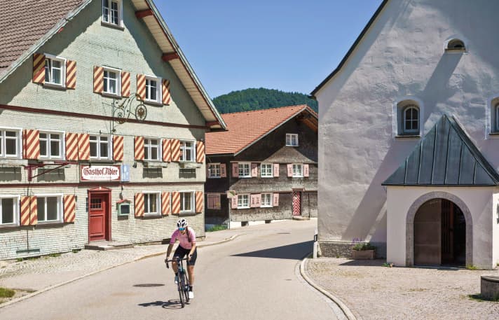 Das hübsche Aach (oder Dra, wie die Einheimischen sagen) gehört zu Oberstaufen