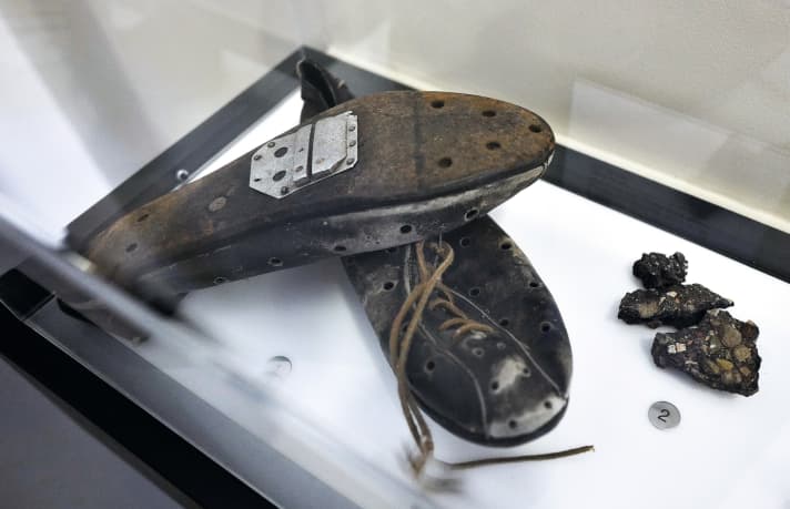 He also only replaced his first cycling shoes when they were mummified by time and kilometres.
