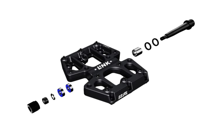 Lager, Dichtungen und Achsen sind bei Herstellern wie Tatze oder Crankbrothers separat erhältlich – gut für die Lebensdauer der Pedale.