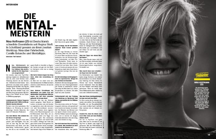 Young and successful: DH racer Nina Hoffmann