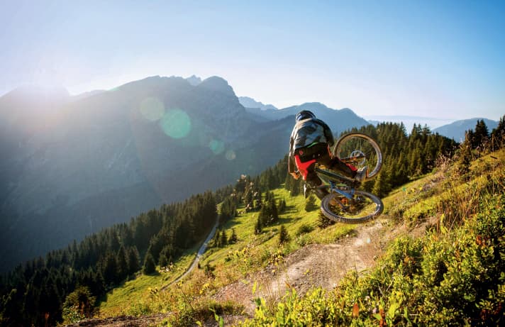Largest network of bike arenas in Europe: Portes du Soleil