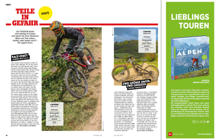   Updates zu den Dauertest-Bikes Canyon Torque ON 9 und Lapierre Spicy 6.9 CF  