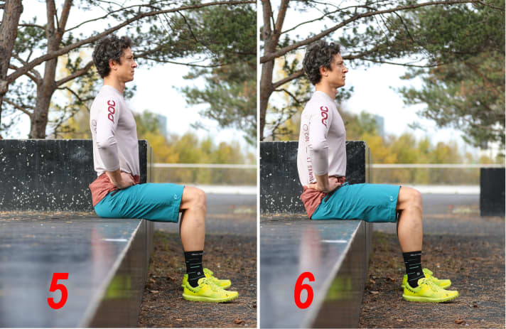 More mobility - exercises for the lumbar spine and hips: pelvic rollers