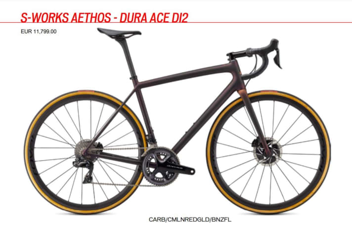 Specialised Aethos models