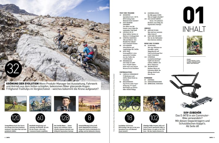    EMTB 1/20 - The magazine for e-mountain bikers is in stores from 18 February. You can get the new EMTB conveniently in the <a href="https://www.delius-klasing.de/abo-shop/?zeitschrift=233&utm_source=emb_web&utm_medium=red_heftinfo&utm_campaign=abo_emb" target="_blank" rel="noopener noreferrer">subscription</a>, at newsagents and also in our <a href="https://www.delius-klasing.de/emtb" target="_blank" rel="noopener noreferrer">online shop</a> and as <a href="http://digital.emtb-magazin.de/" target="_blank" rel="noopener noreferrer nofollow">digital edition</a> for all end devices.