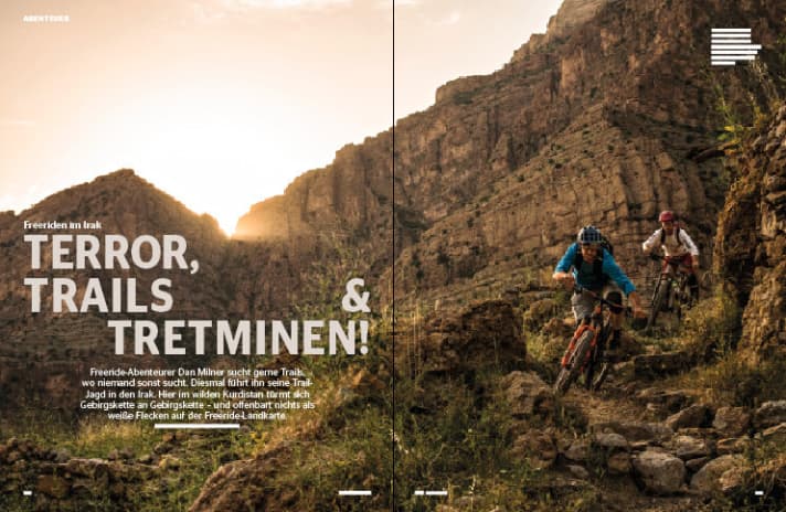   Auf Trail-Suche im Irak.