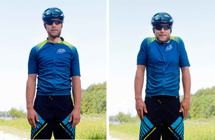   Nacken entspannen - auch schon mal während der Tour