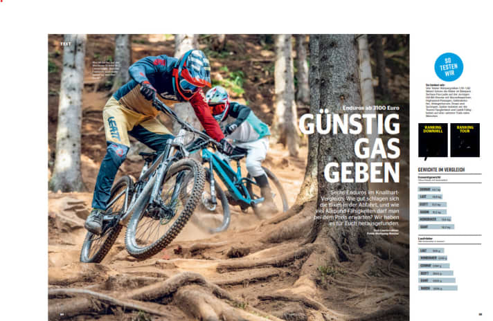   Günstig Gas geben: Sechs Enduros ab 3100 Euro.